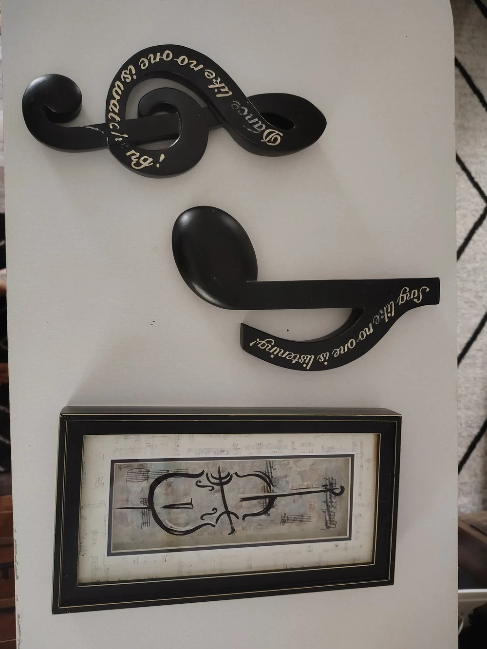 Musical Notes Metal Wall Art